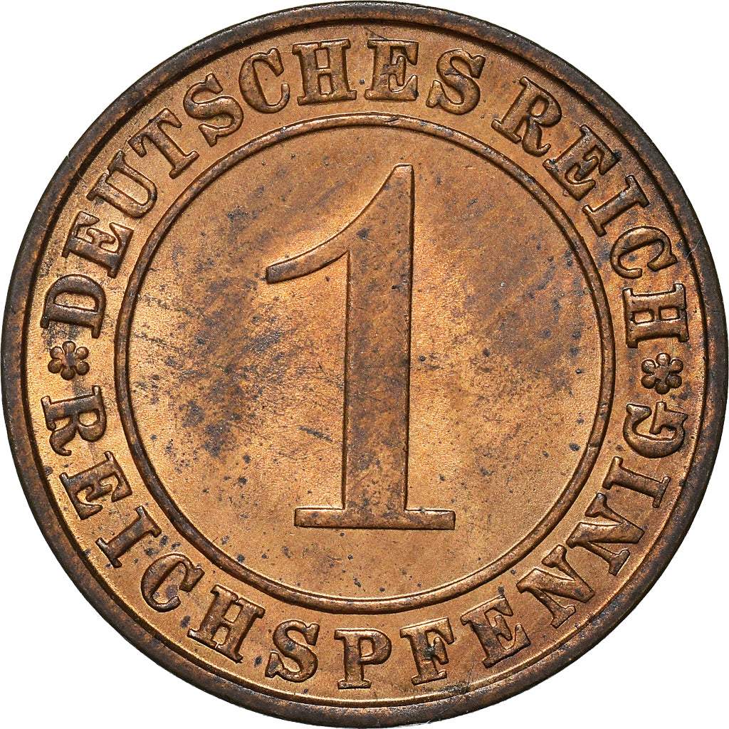 Moneda, ALEMANIA - REPÚBLICA DE WEIMAR, Reichspfennig, 1931, Munich, EBC