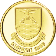 Moneda, Kiribati, 10 Dollars, 1998, FDC, Oro, KM:27