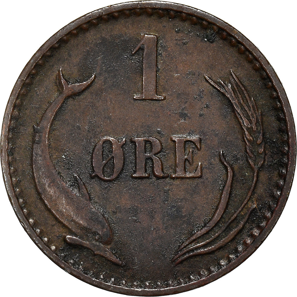 Coin, Denmark, Christian IX, Ore, 1894, Copenhagen, EF(40-45), Bronze, KM:792.2