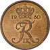 Coin, Denmark, Frederik IX, 5 Öre, 1960, Copenhagen, MS(60-62), Bronze