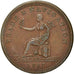 Coin, Canada, Nova Scotia, Trade & Navigation, Penny Token, 1813, AU(50-53)