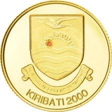 KIRIBATI, 10 Dollars, 2000, KM #44, MS(65-70), Gold, 13.90, 1.24