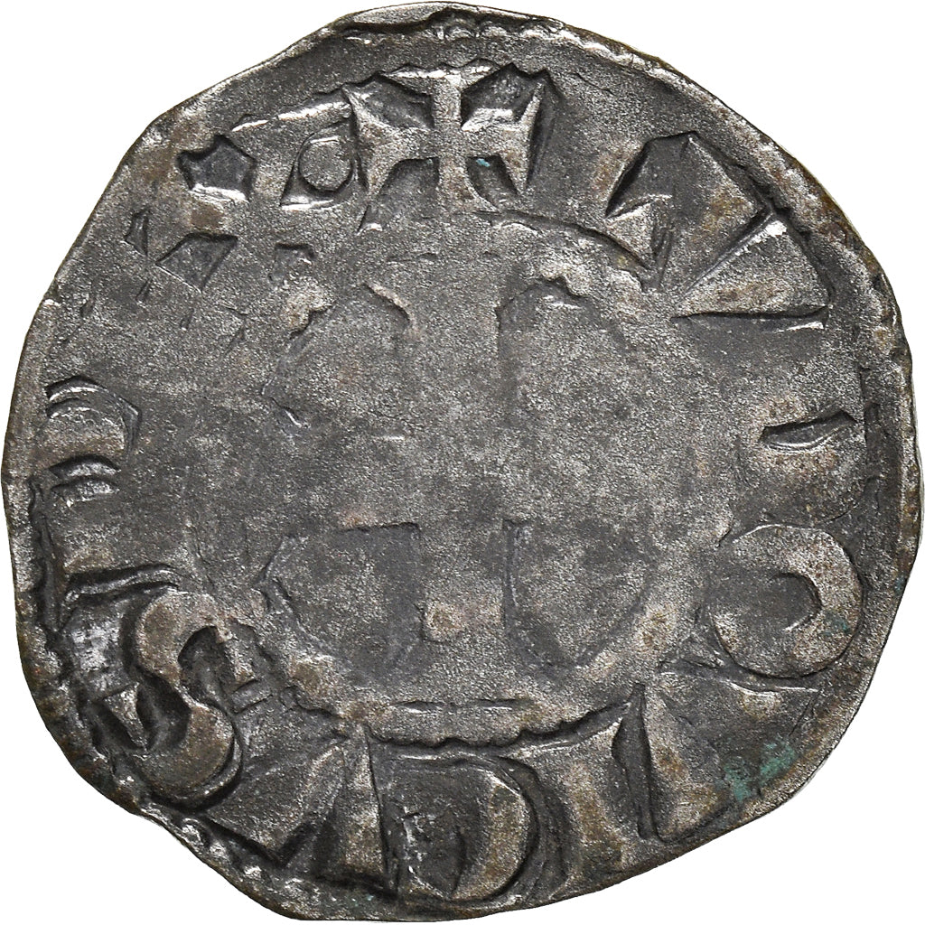 Coin, France, Louis VIII-IX, Denier Tournois, VF(30-35), Billon, Duplessy:188