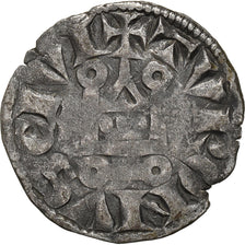 Coin, France, Louis VIII-IX, Denier Tournois, VF(30-35), Billon, Duplessy:188