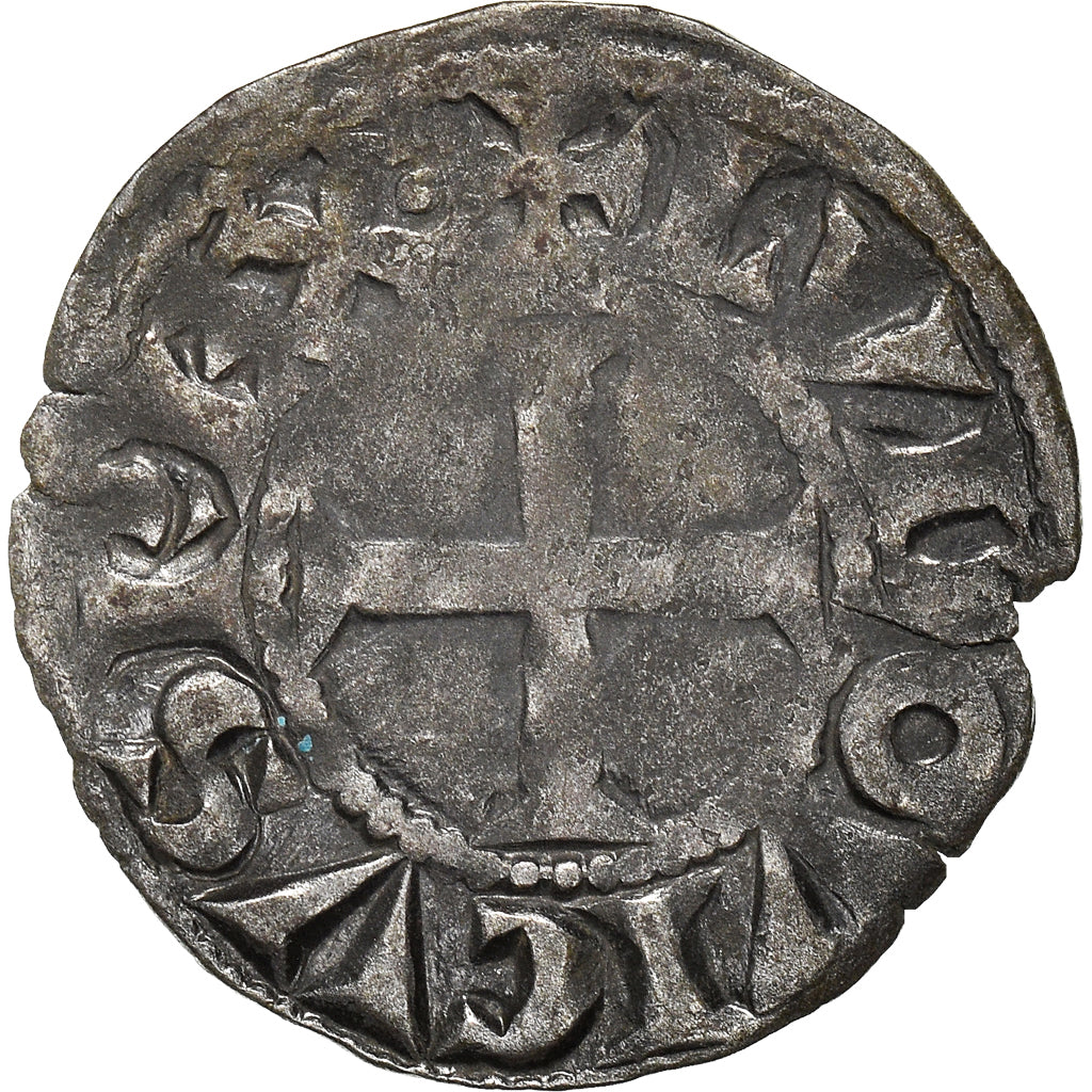 Coin, France, Louis VIII-IX, Denier Tournois, VF(30-35), Billon, Duplessy:188