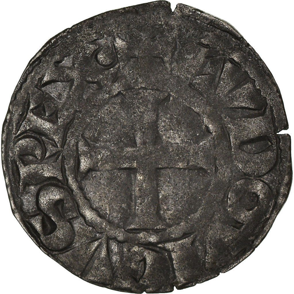 Münze, Frankreich, Louis VIII-IX, Denier Tournois, S+, Billon, Duplessy:188