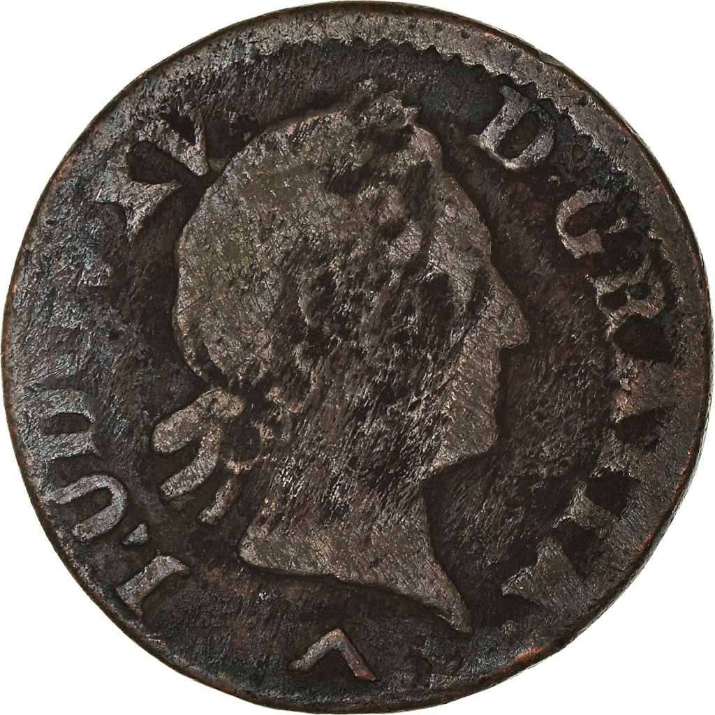 Monnaie, France, Louis XV, Liard, 1771, Lille, B+, Cuivre, Gadoury:272