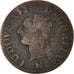 Coin, France, Louis XVI, Liard, 1791, Rouen, F(12-15), Copper, Gadoury:348