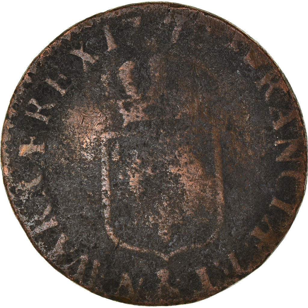 Coin, France, Louis XVI, 1/2 Sol à l'Ecu, 1778, Aix-en-Provence, F(12-15)