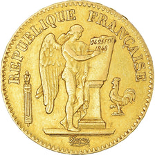 Munten, Frankrijk, Génie, 20 Francs, 1848, Paris, ZF, Goud, KM:757