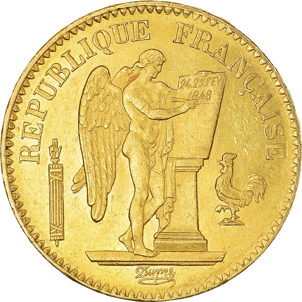 Münze, Frankreich, Génie, 20 Francs, 1848, Paris, VZ, Gold, KM:757