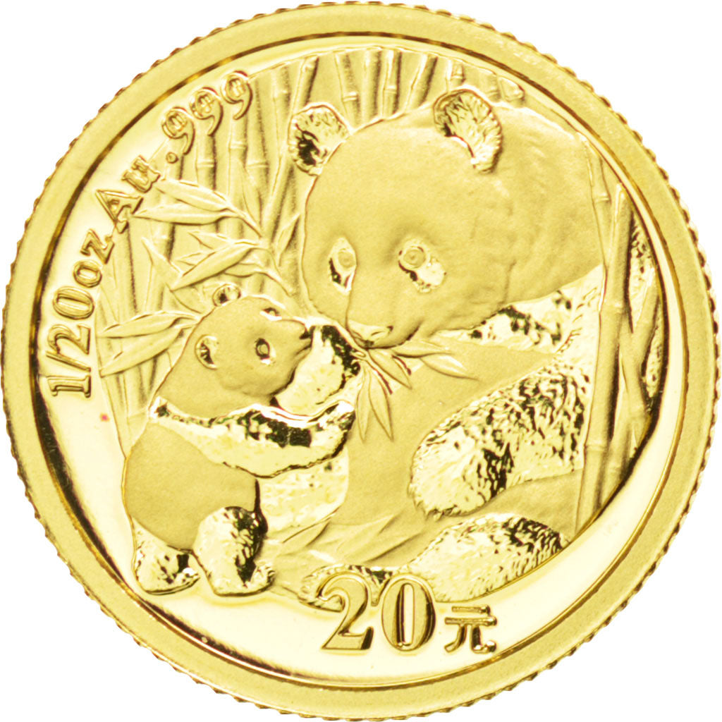 CHINA, PEOPLE'S REPUBLIC, 20 Yuan, 2005, KM #1586, MS(65-70), Gold, 14, 1.57