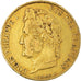 Moneda, Francia, Louis-Philippe, 20 Francs, 1834, Paris, MBC, Oro, KM:750.1