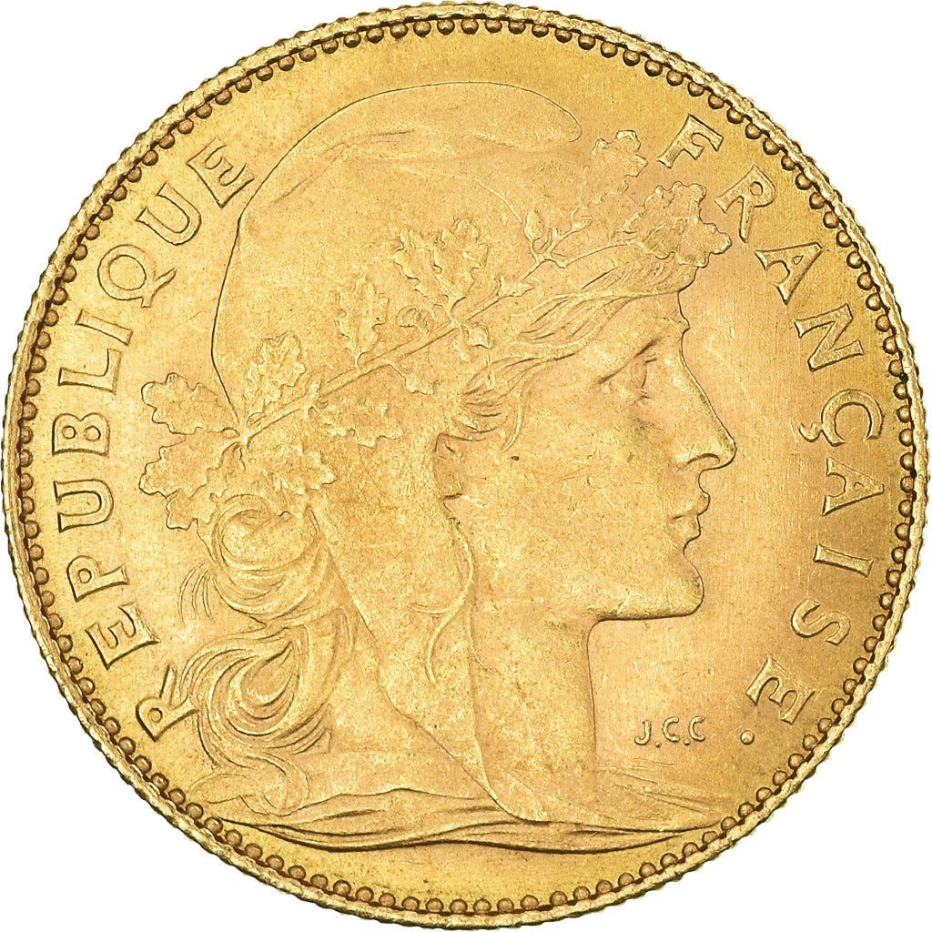 Coin, France, Marianne, 10 Francs, 1899, Paris, AU(50-53), Gold, KM:846