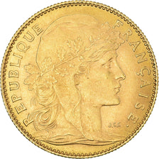 Coin, France, Marianne, 10 Francs, 1899, Paris, AU(50-53), Gold, KM:846