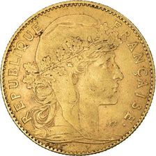Coin, France, Marianne, 10 Francs, 1900, Paris, EF(40-45), Gold, KM:846