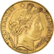 Coin, France, Cérès, 10 Francs, 1899, Paris, EF(40-45), Gold, KM:830