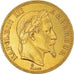Moneda, Francia, Napoleon III, 100 Francs, 1866, Strasbourg, MBC, Oro
