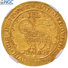 Francia, Jean II le Bon, Mouton d'or, 1355, Pontivy's Hoard, Oro, NGC, EBC+