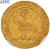 Francia, Jean II le Bon, Mouton d'or, 1355, Pontivy's Hoard, Oro, NGC, EBC+