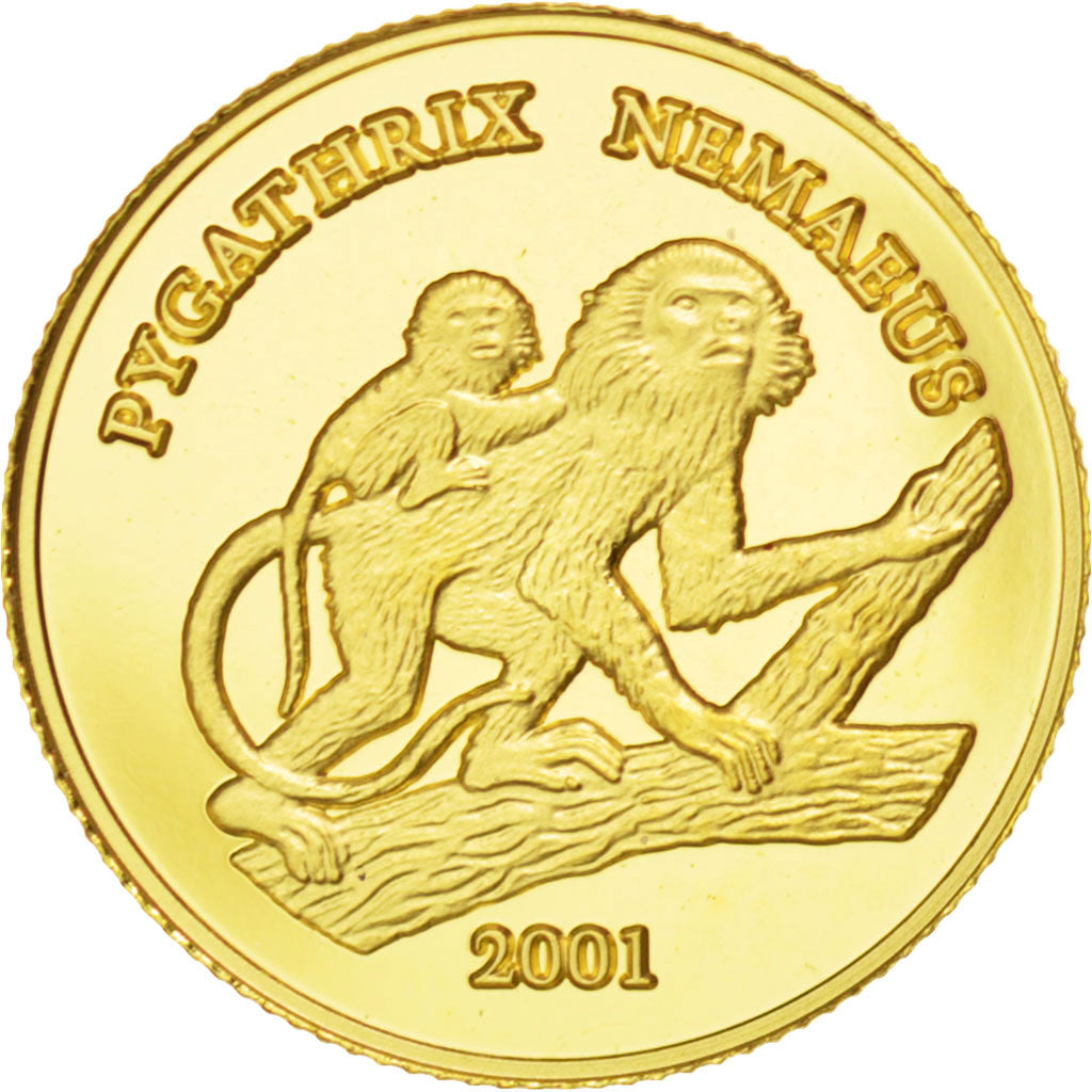 Lao, 2000 Kip, 2001, KM #New, MS(65-70), Gold, 1.23