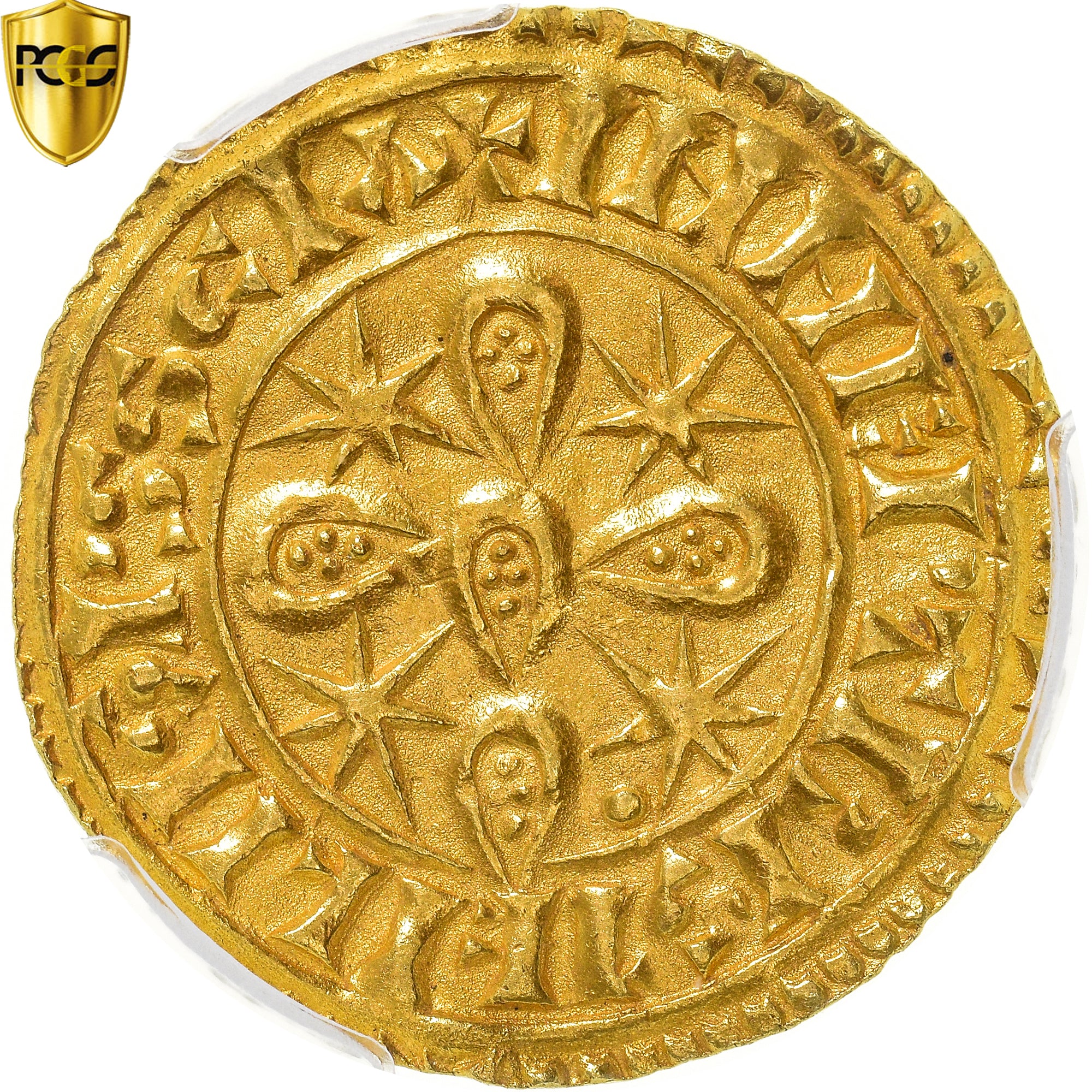 Portugal, Sancho I, Morabitino, 1185-1211, Coimbra, Oro, PCGS, EBC+