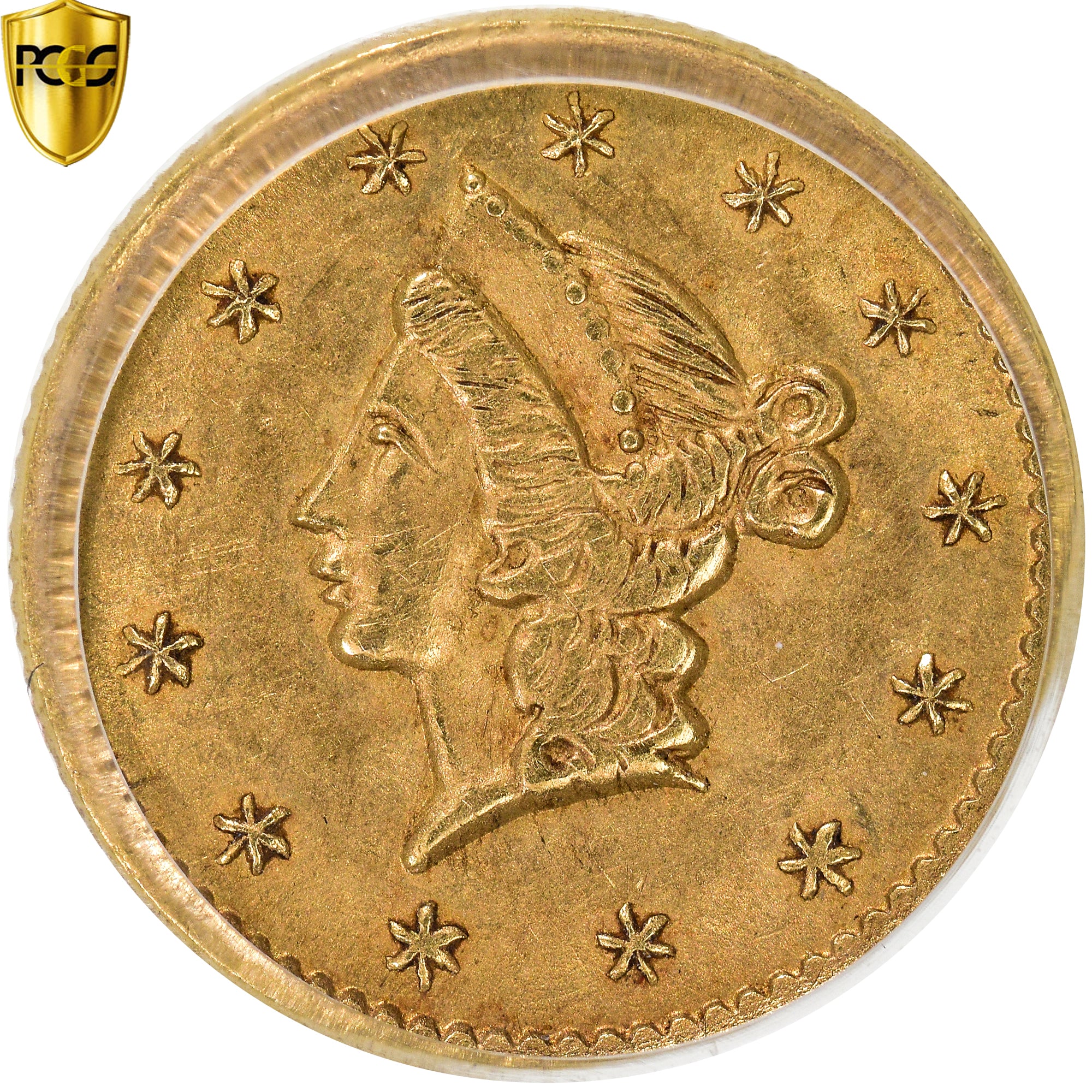 Coin, United States, California, Liberty Head, Half Dollar, 1852, Philadelphia