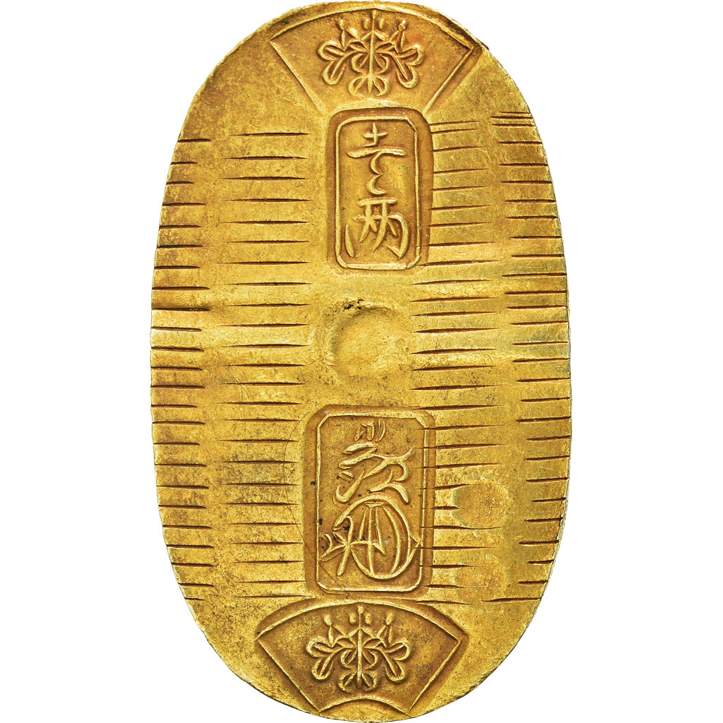 Japanese Gold Ryo Monnaie Japon Koban 1 Ryo 1860-1867 TTB Gold And Silver KM:22d ...