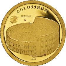 Coin, Mongolia, Colisée, 1000 Tugrik, 2008, MS(65-70), Gold