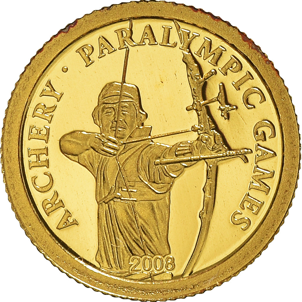 Coin, Mongolia, 500 Tugrik, 2008, CIT, MS(65-70), Gold, KM:279