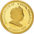 Moeda, Ilhas Cook, Elizabeth II, 10 Dollars, 2009, 1/25 Oz, MS(65-70), Dourado