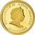 Moeda, Ilhas Cook, Elizabeth II, James Cook, 10 Dollars, 2008, 1/25 Oz