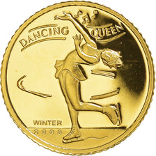 Coin, Mongolia, Dancing Queen, 1000 Tugrik, 2006, 1/25 Oz, MS(65-70), Gold