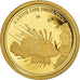 Coin, Palau, Lionfish, Dollar, 2009, CIT, MS(65-70), Gold, KM:234