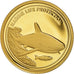 Coin, Palau, Marine Life Protection, Dollar, 2008, MS(65-70), Gold, KM:163