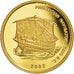 Monnaie, Ghana, Phoenician Navigators, 500 Sika, 2002, 1/25 Once, FDC, Or