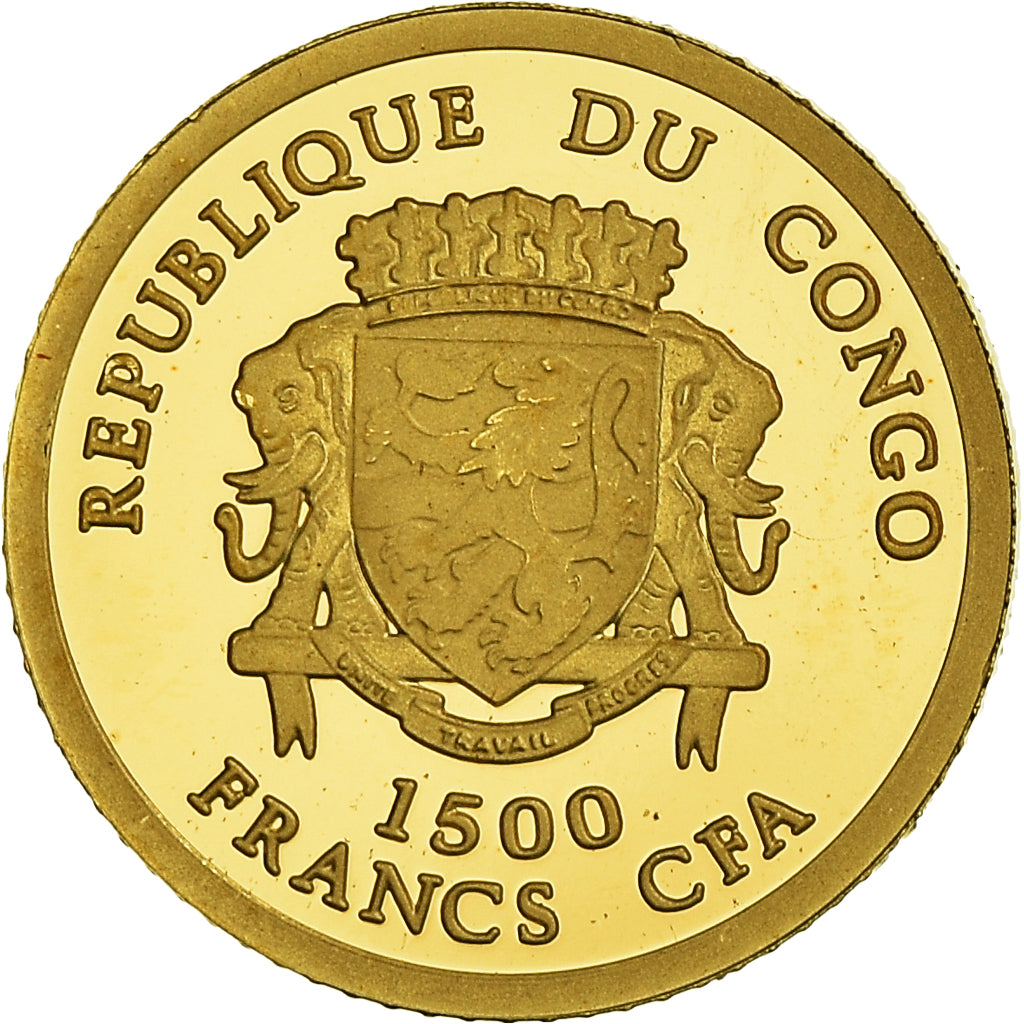 Coin, Congo Democratic Republic, Napoléon Bonaparte, 1500 Francs CFA, 2007