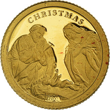 Münze, Palau, Christmas, Dollar, 2010, STGL, Gold