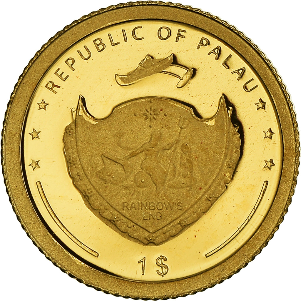 Münze, Palau, Christmas, Dollar, 2010, STGL, Gold