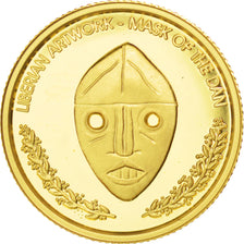 Moneta, Liberia, 10 Dollars, 2000, FDC, Oro, KM:821