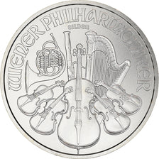 Monnaie, Autriche, Orchestre philharmonique, 1-1/2 Euro, 2018, 1 Oz, FDC, Argent