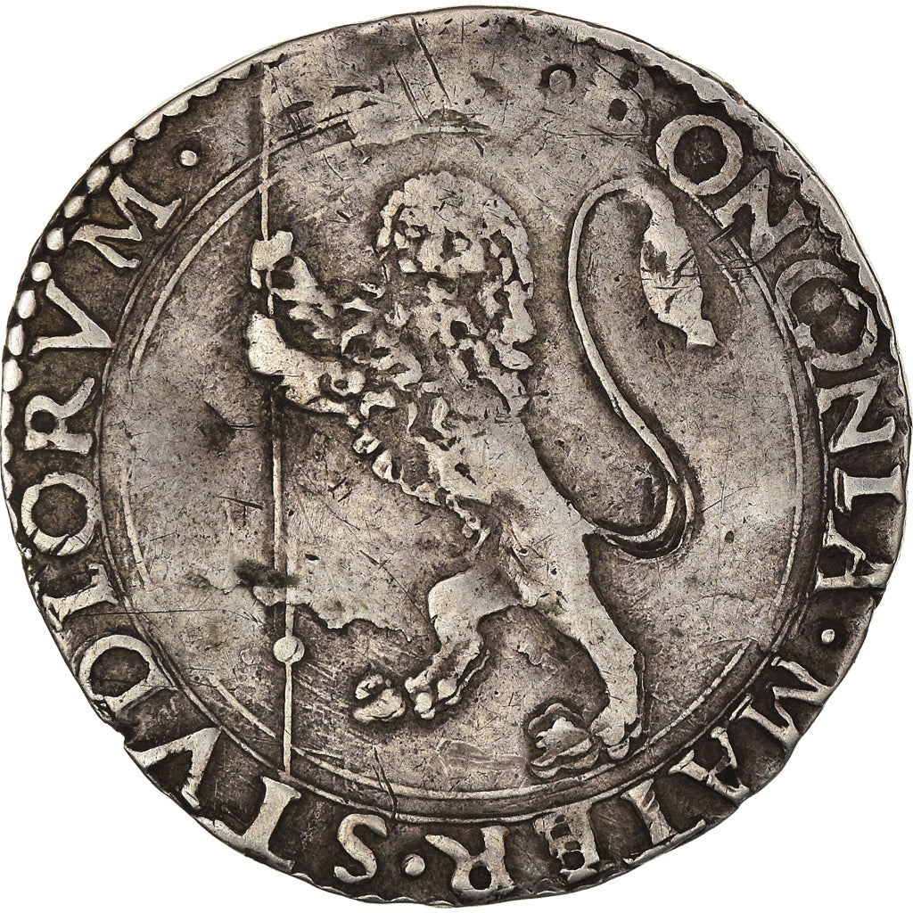 Munten, Vaticaan, Paul IV, Bianco, 1555-1559, Bologna, FR+, Zilver