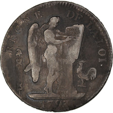 Munten, Frankrijk, Écu de 6 livres françoise, 1793, Paris, FR, Zilver