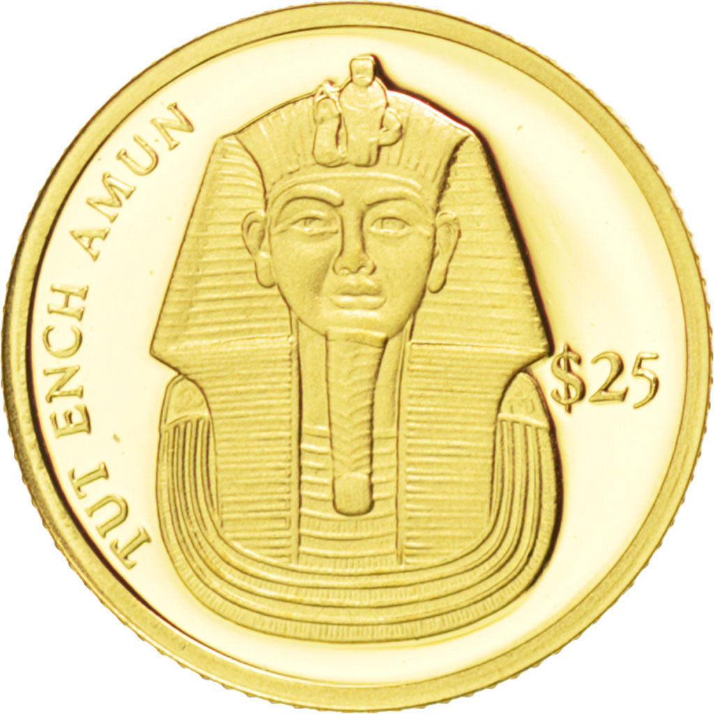 Coin, Liberia, 25 Dollars, 2000, MS(65-70), Gold, KM:627