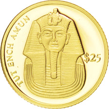 Coin, Liberia, 25 Dollars, 2000, MS(65-70), Gold, KM:627