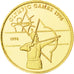 Moneda, Mongolia, 500 Tugrik, 1996, FDC, Oro, KM:216