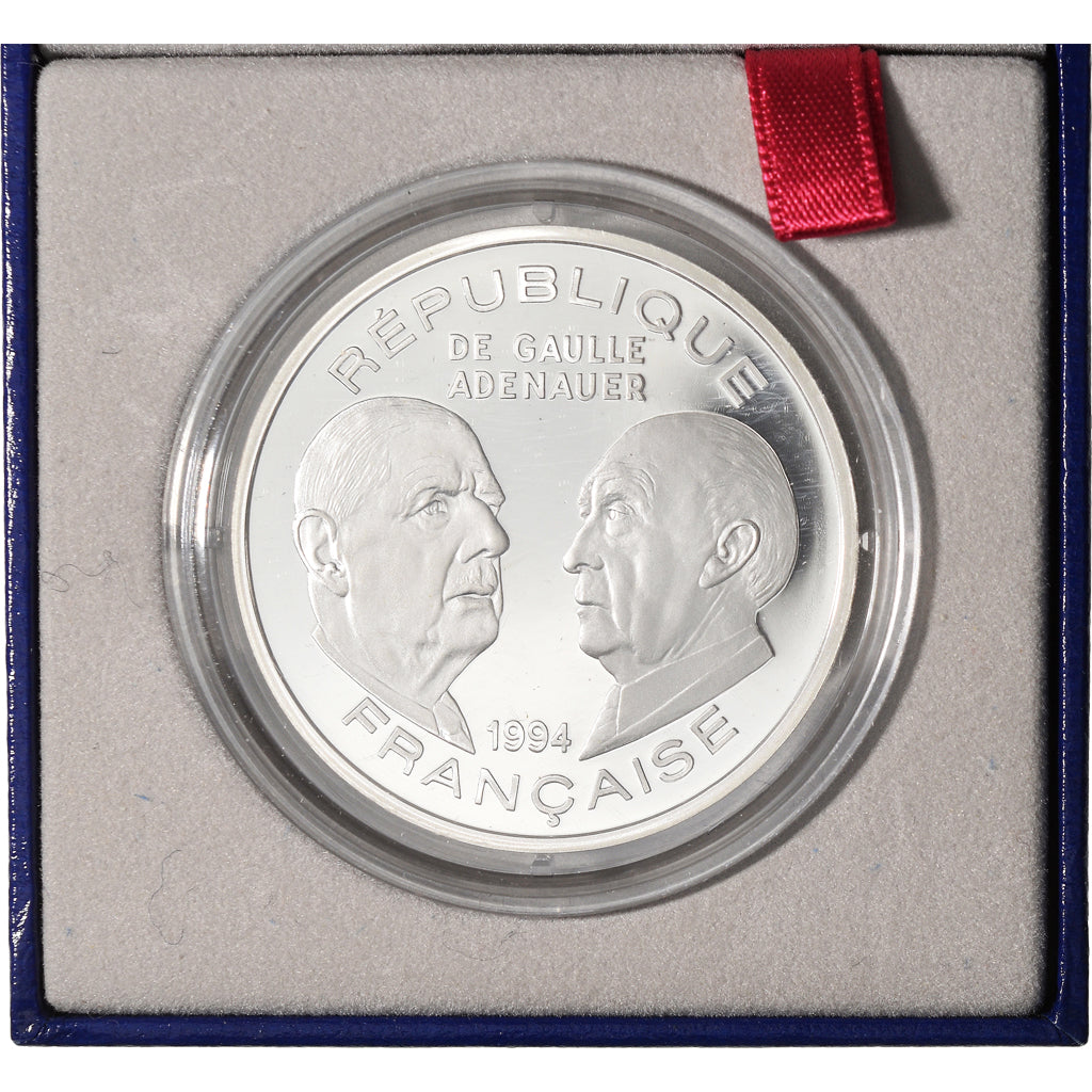 Coin, France, Monnaie de Paris, De Gaulle - Adenauer, 100 Francs, 1994, Paris