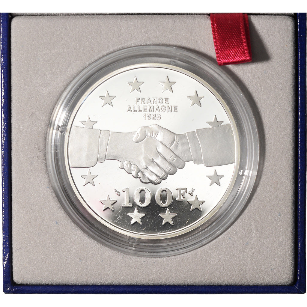 Coin, France, Monnaie de Paris, De Gaulle - Adenauer, 100 Francs, 1994, Paris