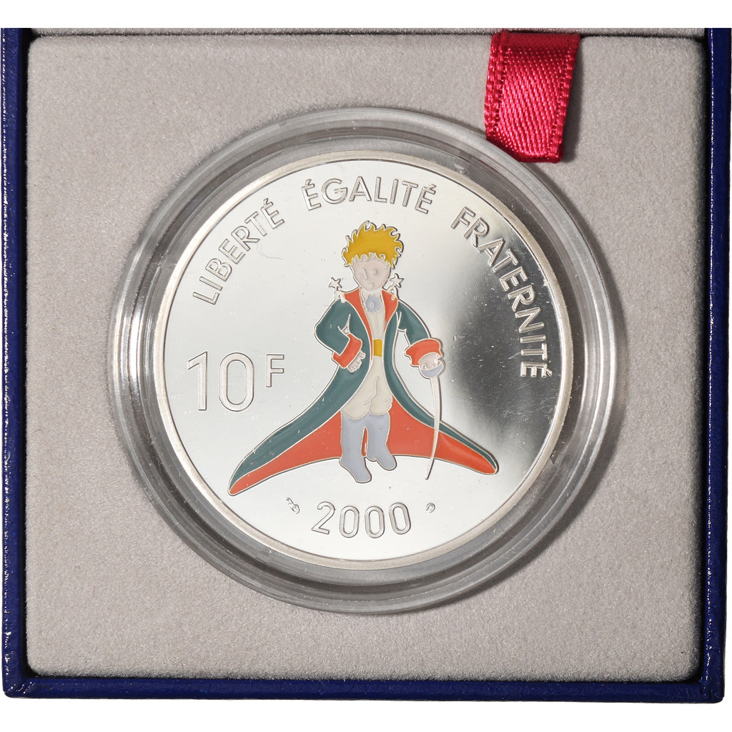 Munten, Frankrijk, Monnaie de Paris, Antoine de Saint-Exupéry, 10 Francs, 2000