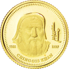 Moneda, Mongolia, 500 Tugrik, 2003, FDC, Oro, KM:New